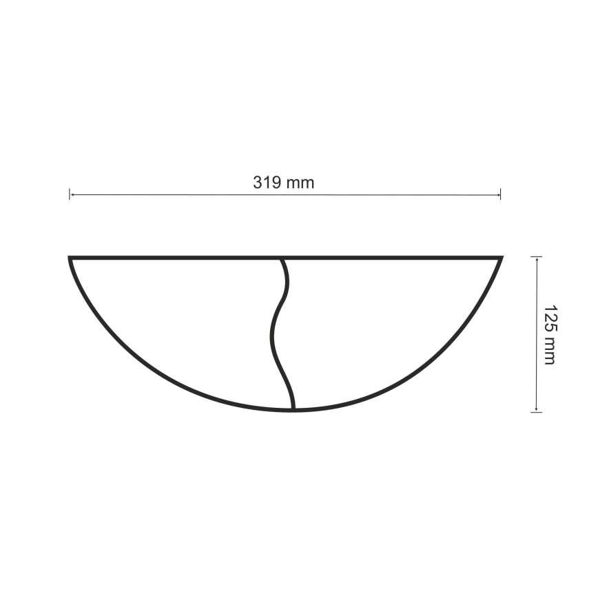Applique murale FALA 1xE14/12W/230V plâtre/blanc