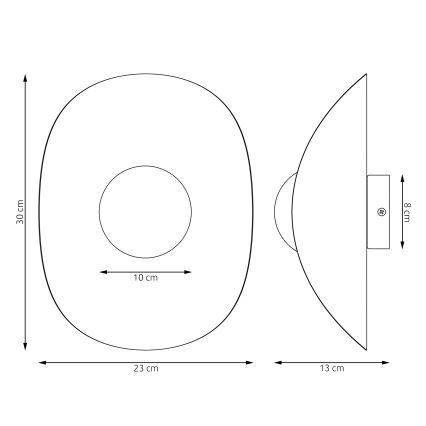 Applique murale FIERO 1xG9/8W/230V blanche
