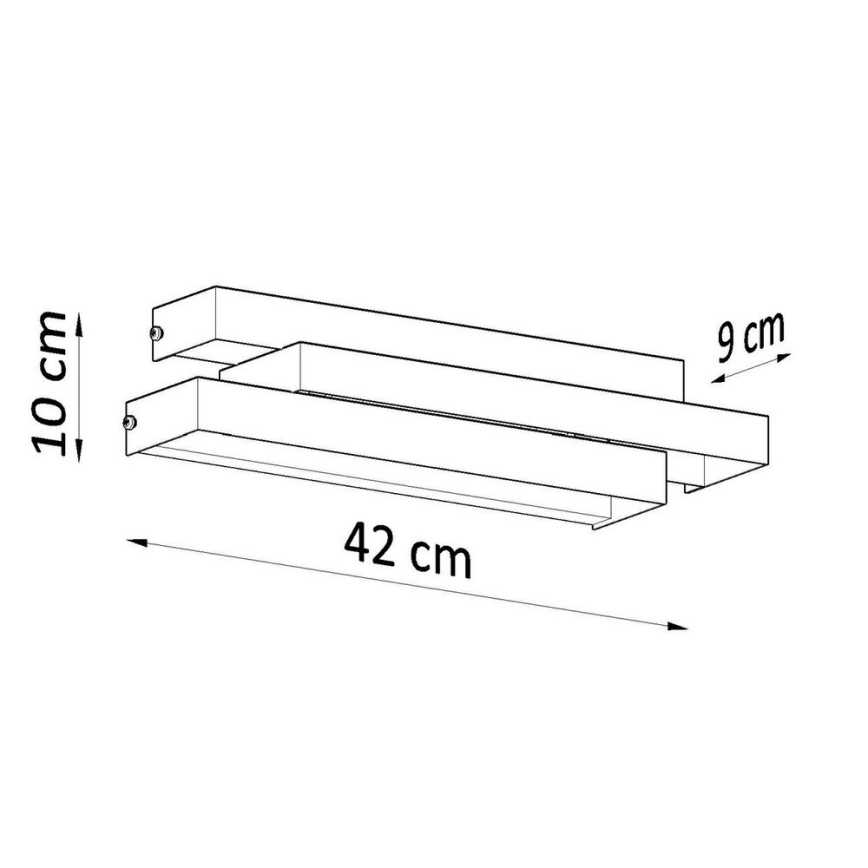 Applique murale FROST 2xG9/40W/230V
