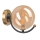 Applique murale GEORGIA 1xE14/5W/230V doré/fumé beige