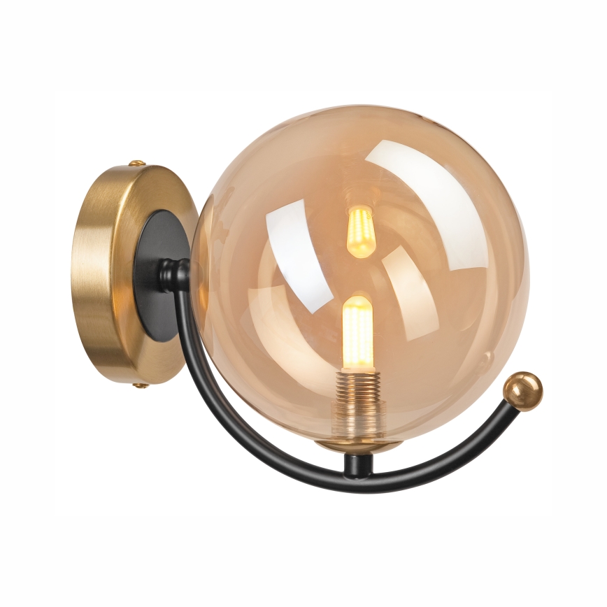 Applique murale GEORGIA 1xE14/5W/230V doré/fumé beige