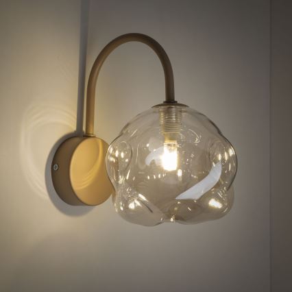 Applique murale LAVA 1xG9/8W/230V beige / fumé