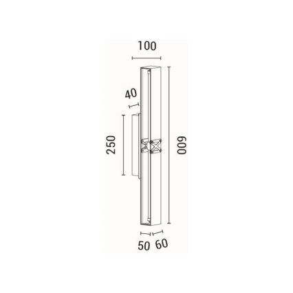Applique murale LED/13W/230V 3000K