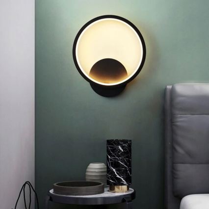 Applique murale LED/14W/230V noire