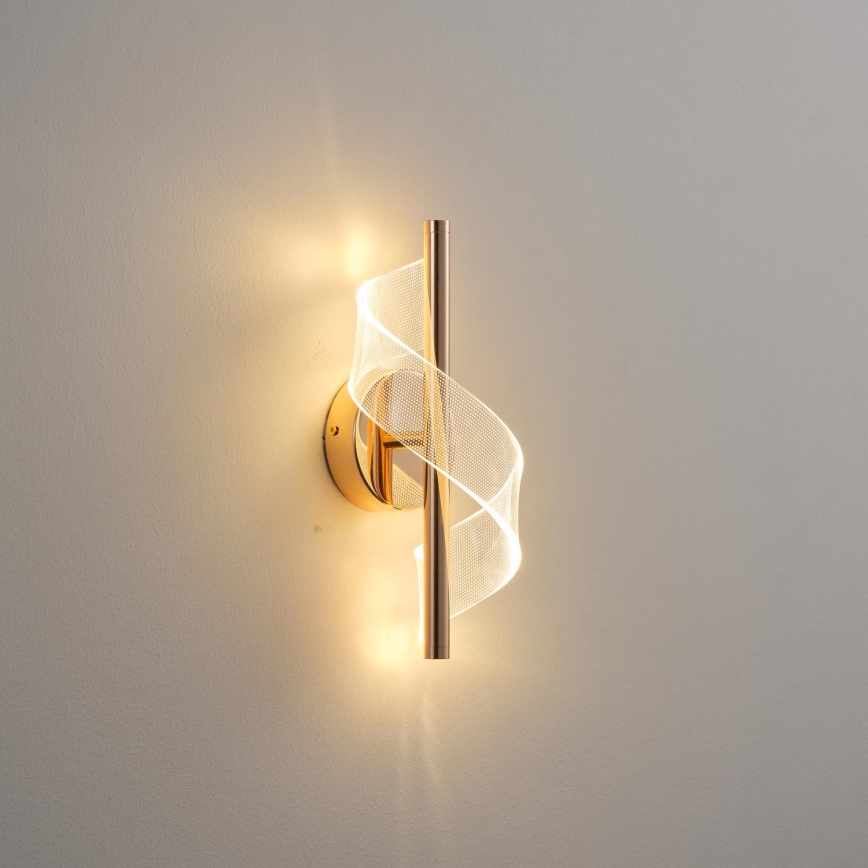 Applique murale LED/8W/230V 3000K doré