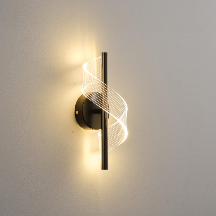 Applique murale LED/8W/230V 3000K noir
