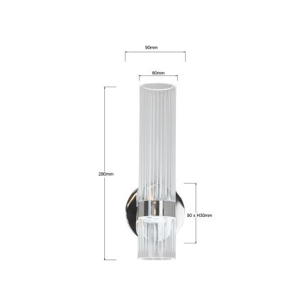 Applique murale LED AMBIENTE LED/6W/230V 3000/4000/6000K chrome brillant