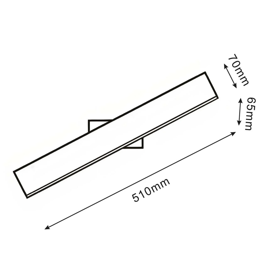 Applique murale LED BERNADETTA LED/10W/230V 4000K noire