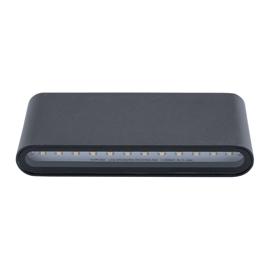 Applique murale LED d'extérieur FLOW LED/6W/230V IP54 noir