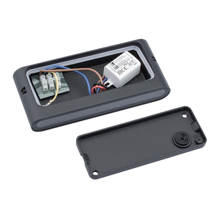 Applique murale LED d'extérieur FLOW LED/6W/230V IP54 noir