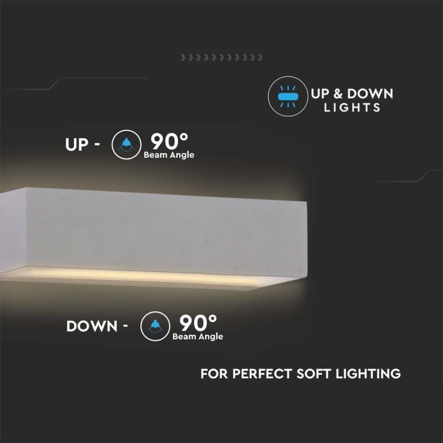 Applique murale LED d'extérieur LED/12W/230V 3000K IP65