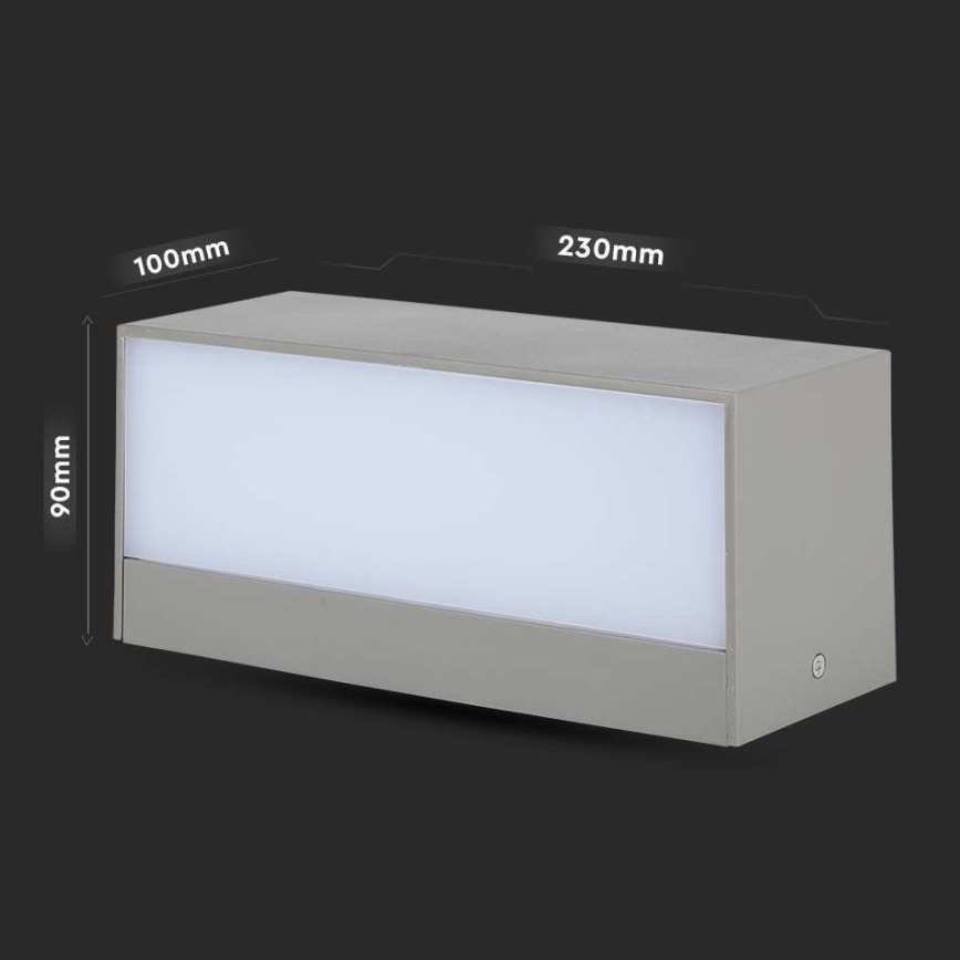 Applique murale LED d'extérieur LED/12W/230V 3000K IP65