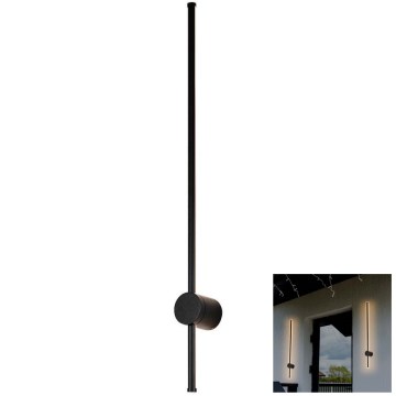 Applique murale LED d'extérieur LED/12W/230V 3000K IP65 noir