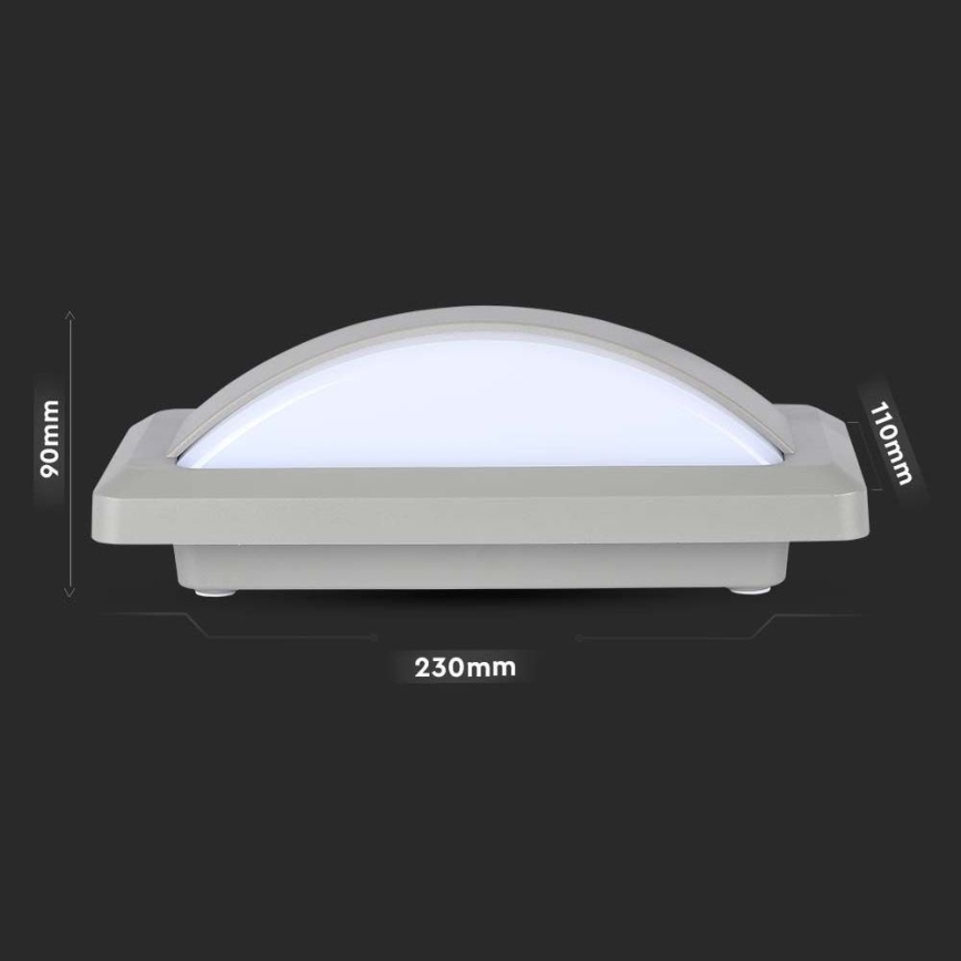 Applique murale LED d'extérieur LED/12W/230V 6400K IP65