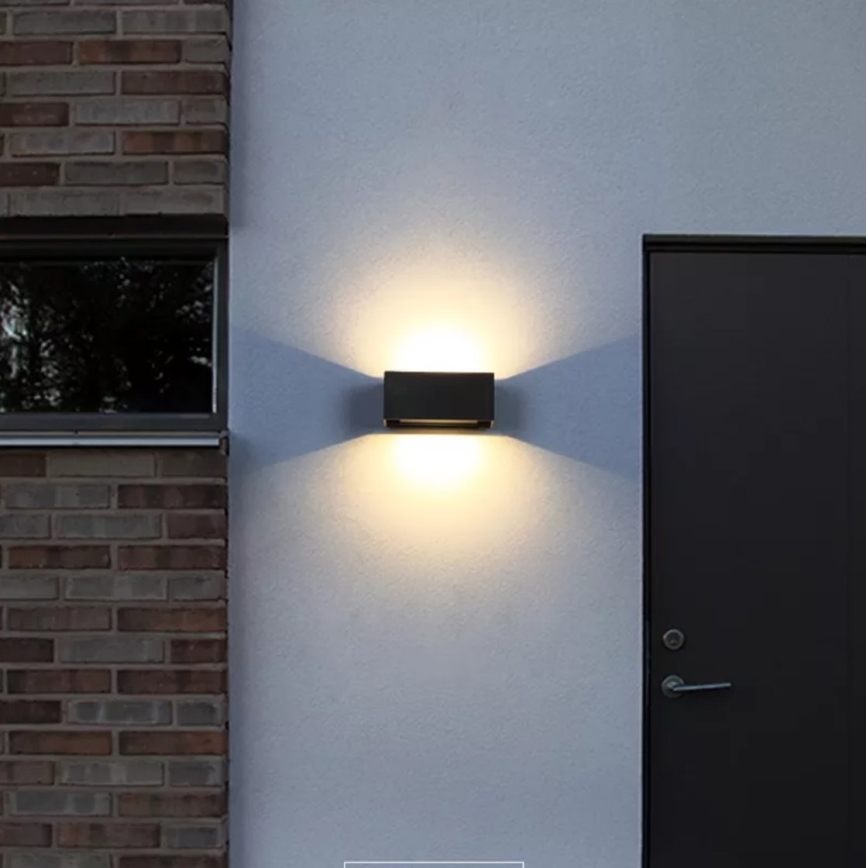 Applique murale LED d'extérieur LED/12W/230V IP54 noir