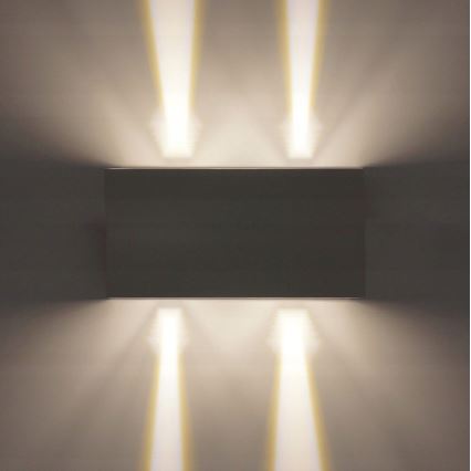 Applique murale LED d'extérieur LED/12W/230V IP54 noir