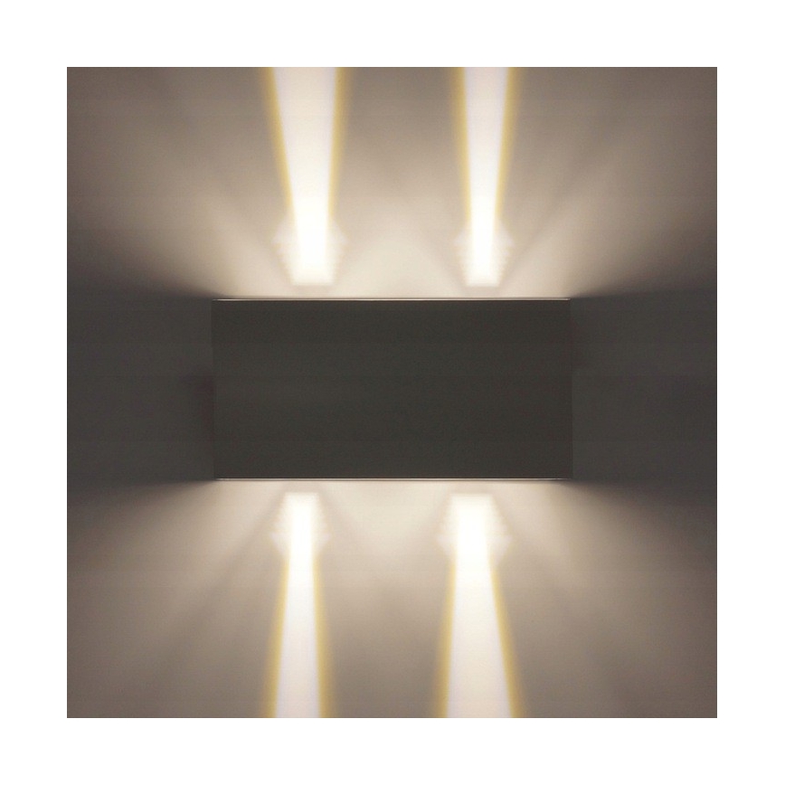 Applique murale LED d'extérieur LED/12W/230V IP54 noir