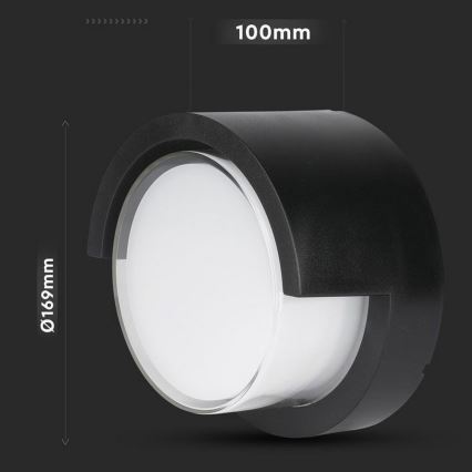 Applique murale LED d'extérieur LED/12W/230V IP65