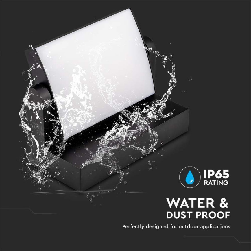 Applique murale LED d'extérieur LED/17W/230V 3000K IP65 noire