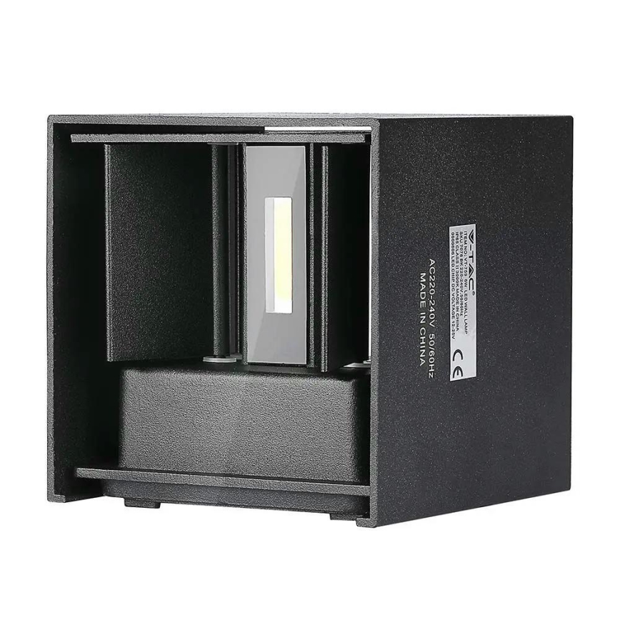 Applique murale LED d'extérieur LED/5W/230V 4000K IP65 noire