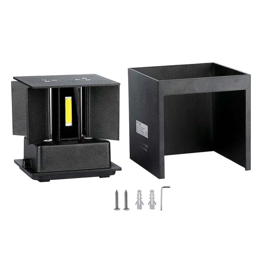 Applique murale LED d'extérieur LED/5W/230V 4000K IP65 noire