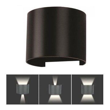 Applique murale LED d'extérieur LED/6W/230V 3000K IP65 noire