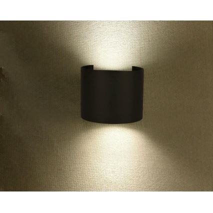 Applique murale LED d'extérieur LED/6W/230V 3000K IP65 noire