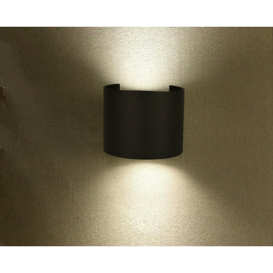 Applique murale LED d'extérieur LED/6W/230V 3000K IP65 noire