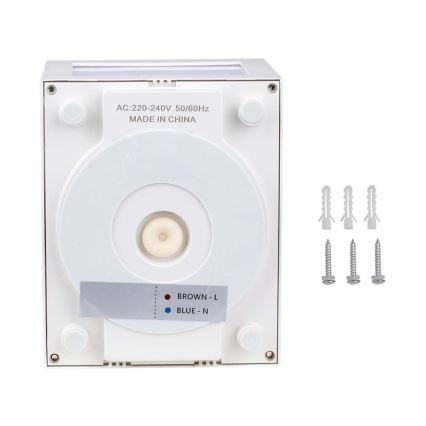 Applique murale LED extérieure LED/12W/230V IP65 4000K blanc