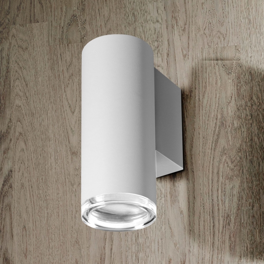 Applique murale LED RGBW dimmable pour salle de bains TURYN 1xGU10/4,8W/230V 3000K IP44 blanc + télécommande