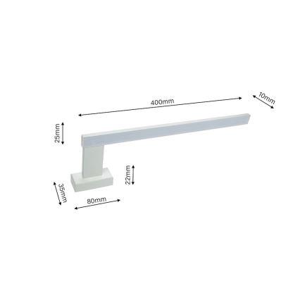 Applique murale LED salle de bain SHINE 1xLED/11W/230V IP44
