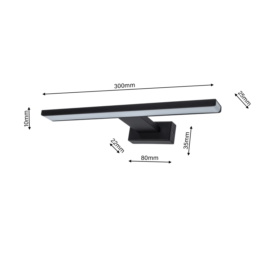 Applique murale LED salle de bain SHINE 1xLED/7W/230V IP44