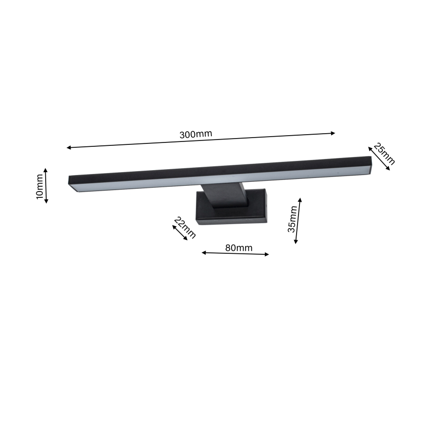 Applique murale LED salle de bain SHINE 1xLED/7W/230V IP44