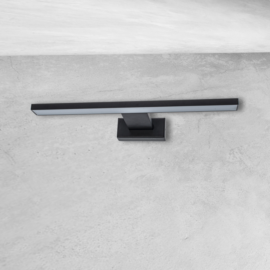 Applique murale LED SHINE pour salle de bains 7W/230V 30 cm IP44 noir