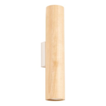 Applique murale LINO 2xGU10/10W/230V hêtre