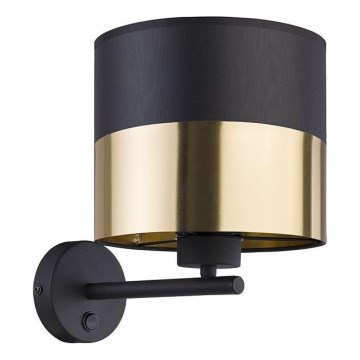 Applique murale LONDYN 1xE27/15W/230V noir/doré