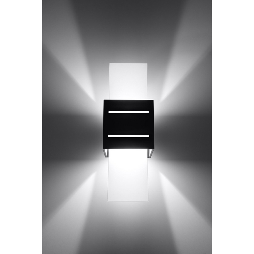 Applique murale LORETO 1xG9/40W/230V noir