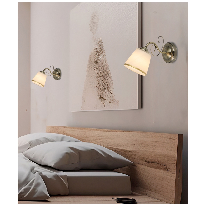 Applique murale LOSANNA 1xE14/40W/230V laiton