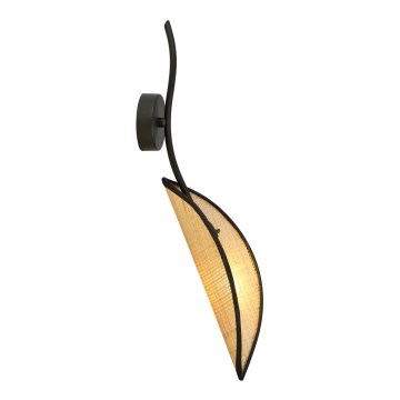 Applique murale LOTUS 1xE14/10W/230V noir/beige