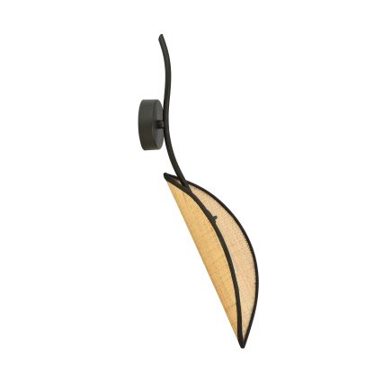 Applique murale LOTUS 1xE14/10W/230V noir/beige