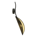 Applique murale LOTUS 1xE14/10W/230V noir/doré
