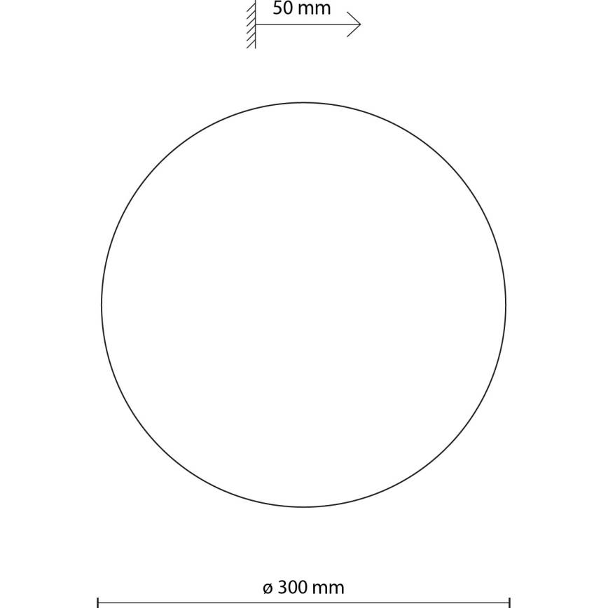 Applique murale LUNA 3xG9/8W/230V d. 30 cm beige