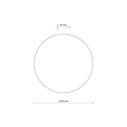 Applique murale LUNA 4xG9/8W/230V d. 40 cm noir