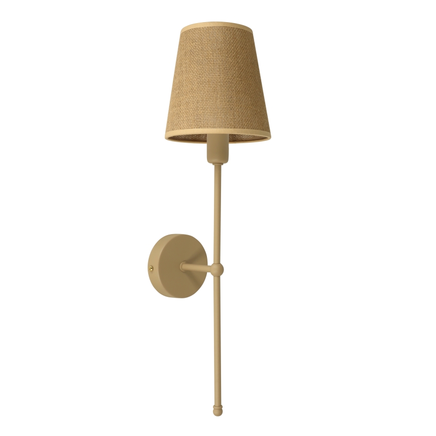 Applique murale MADELA 1xE14/40W/230V jute/beige