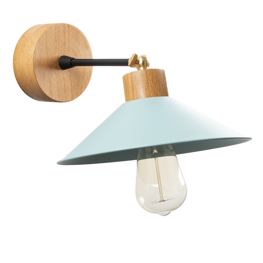 Applique murale MANAVGAT 1xE27/40W/230V marron/bleu