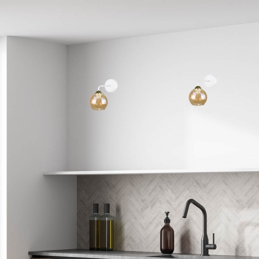 Applique murale MELLE WHITE 1xE27/60W/230V