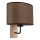 Applique murale MERCEDES 1xE27/25W/230V marron/chêne