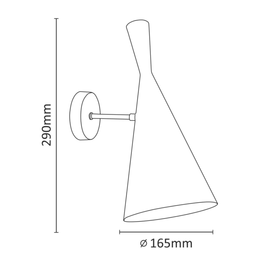 Applique murale MODERN 1xE27/20W/230V blanc