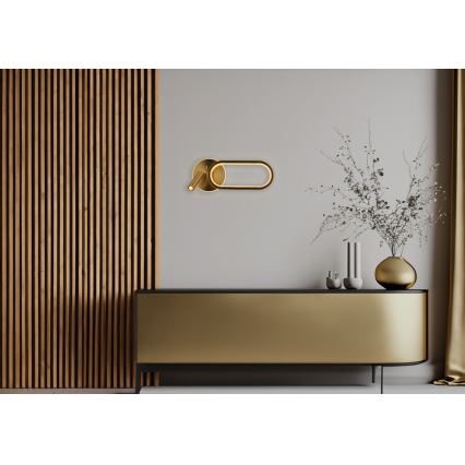 Applique murale MONET LED/13W/230V + LED/2W 3000/4000/6000K doré