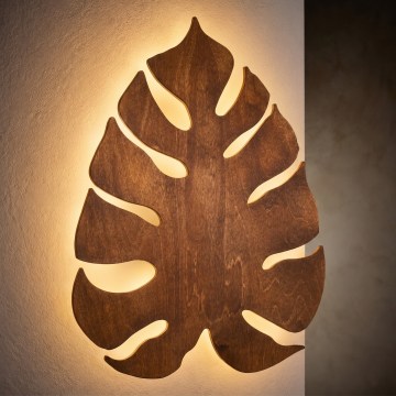 Applique murale MONSTERA 3xG9/8W/230V brune